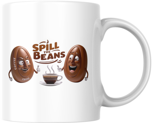 Spill the beans mug