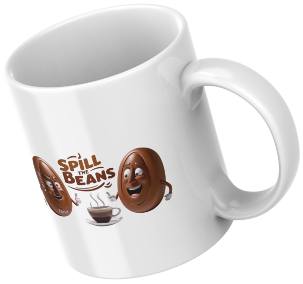 Spill the beans mug